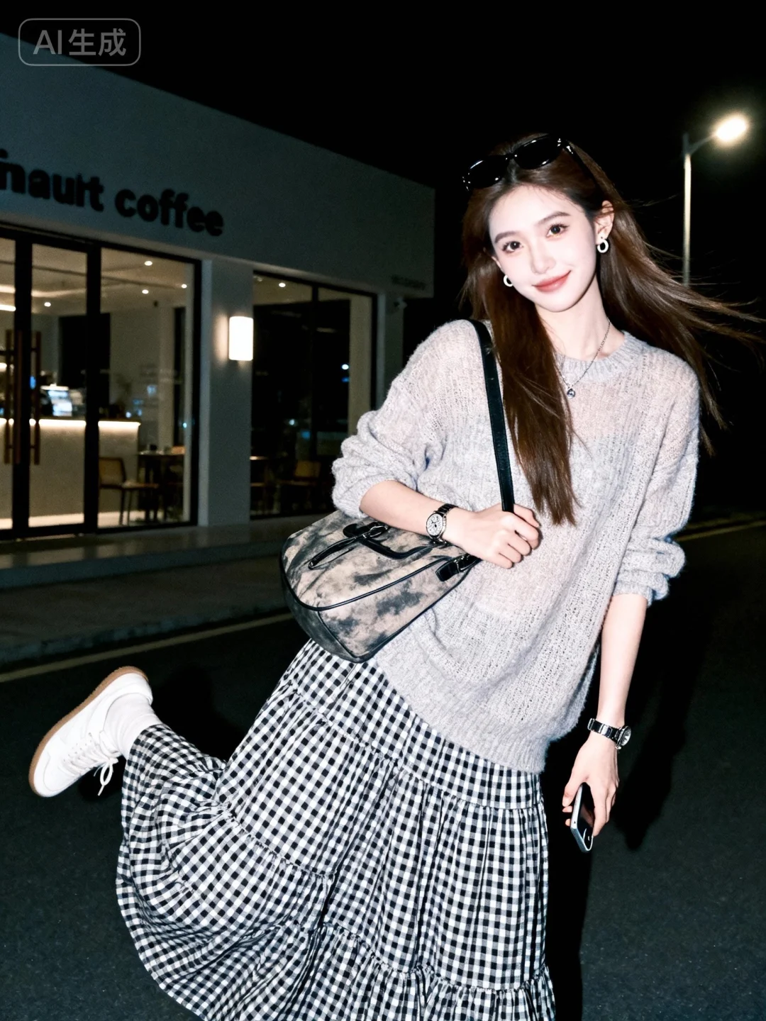 梦幻朦胧感，低画质，高噪点，复古，微微过曝，动态模糊，低饱和度，柔焦...