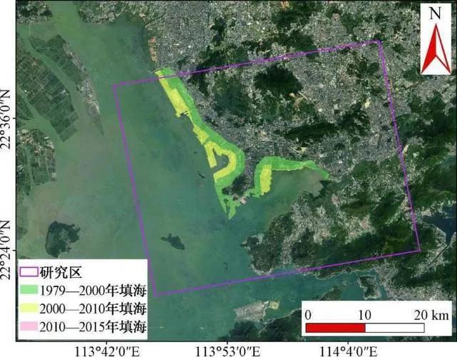 深圳40年填海造陆100余平方公里。改革开放初期，深圳上世纪80年代面积大约18