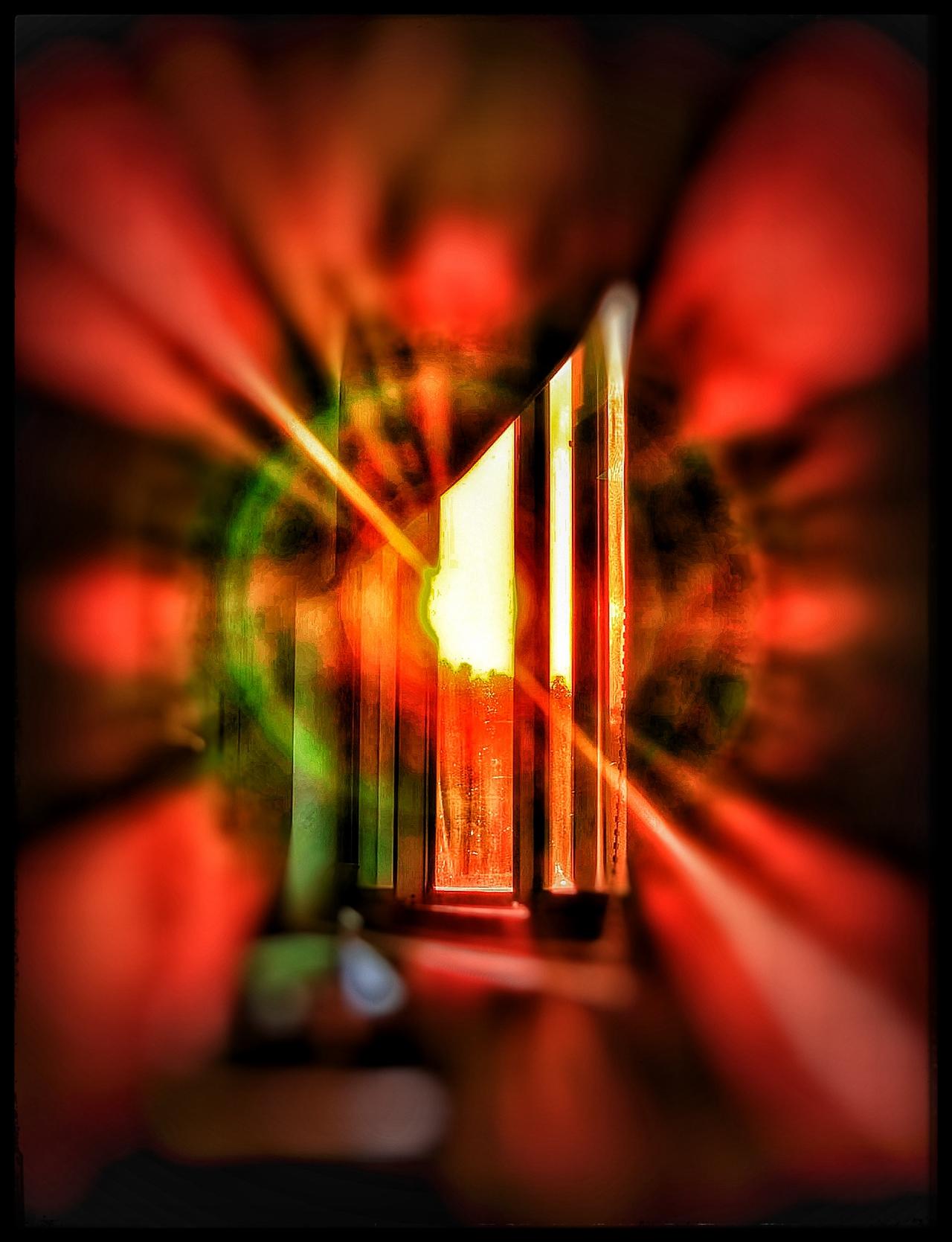 发张你手机里最美的夕阳照可以吗我的夕阳照来了，看看是不是像抽象画。