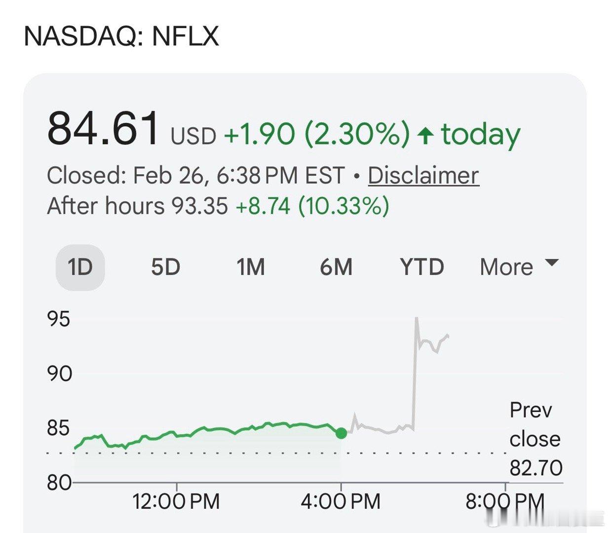 Netflix退出竞标，认为高出Paramount给的每股$31“经济上不具吸引