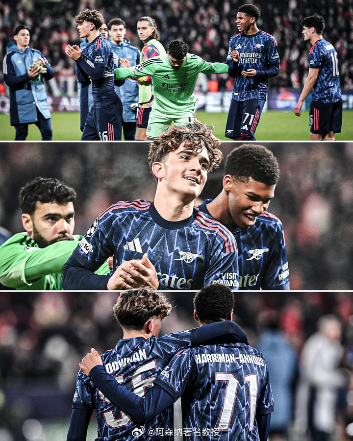 阿森纳官网表示，道曼接下来还可以争取打破两个纪录。首先是欧冠历史上最年轻的首发球