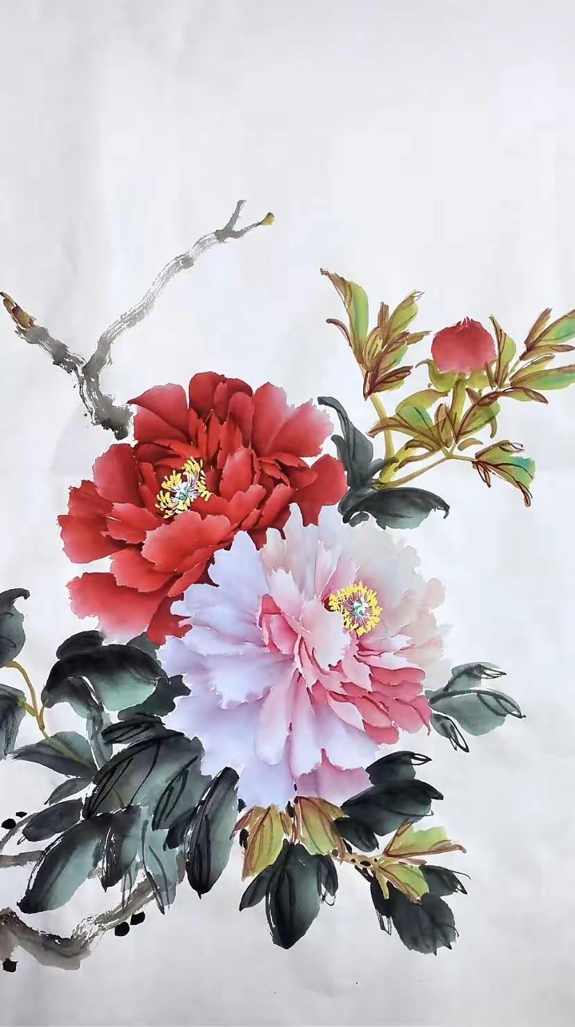 丹青妙手绘牡丹 提笔画出心中的牡丹