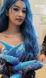 孙怡好六cos敖闰孙怡cos敖闰姑姑龚俊cos敖丙孙怡cos敖闰姑姑，温婉气质与