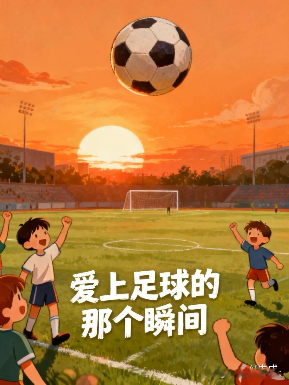 总有人问，到底是哪一刻彻底迷上足球。
不是华丽过人，不是惊天远射，是少年放学挤在