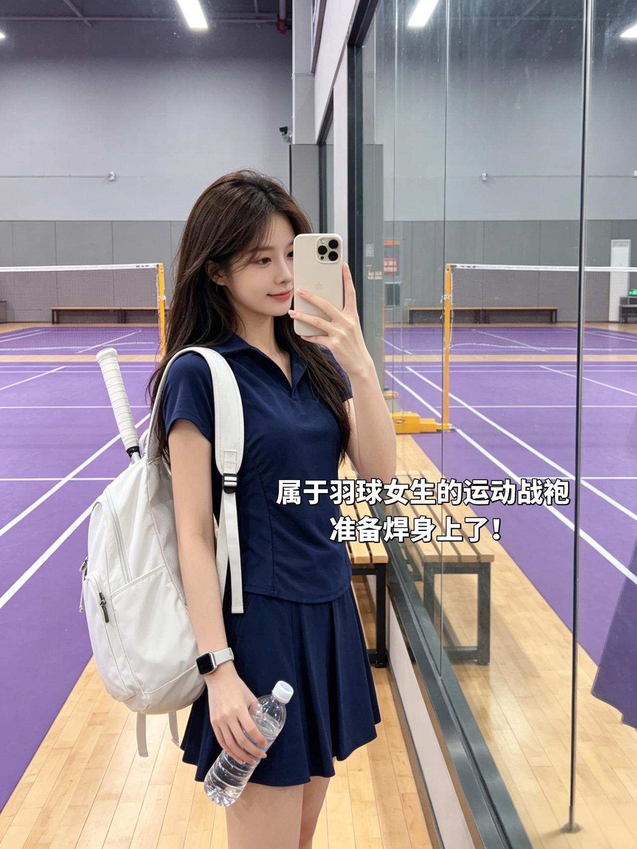 属于羽球女生的运动战袍
准备焊身上了！