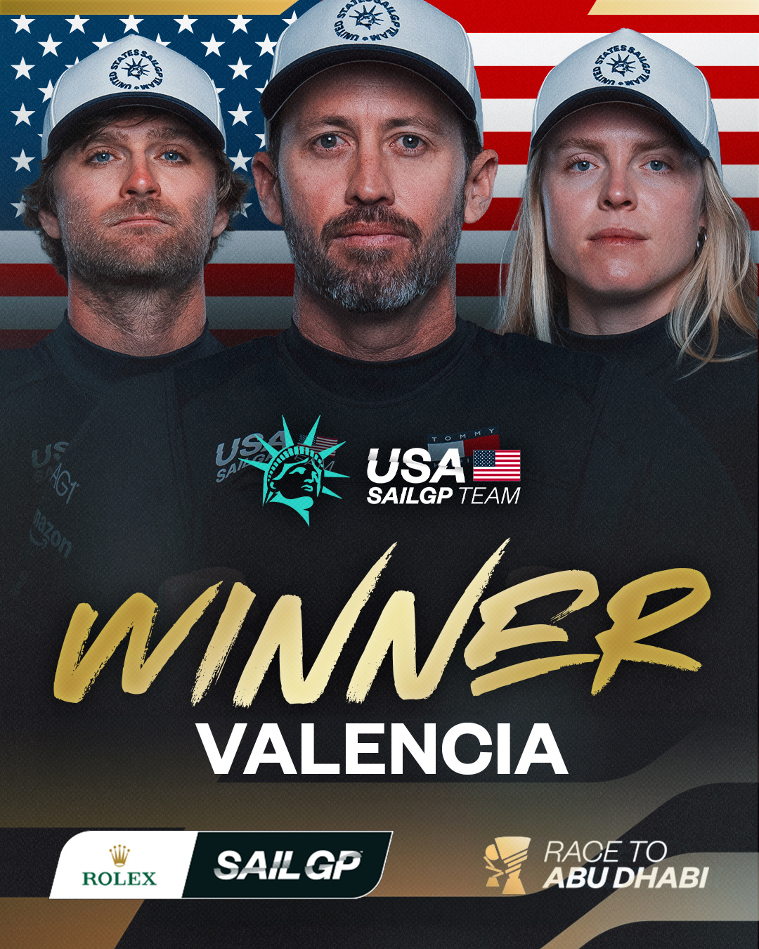 SailGP 拿下胜利🏆美国队夺得SailGP巴伦西亚站冠军！国际帆船大奖赛 