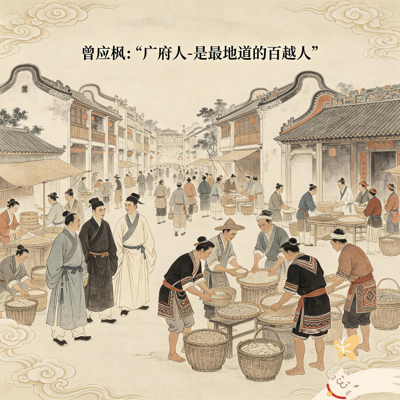 透过“广州人-广州话”来看，其所能体现出来的内在本质，更多的，还是在于“百越底色