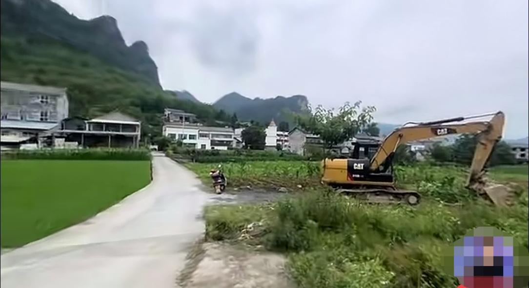 前几天，碰到一件让人认知炸裂的事。
我们在一片丢荒坡地上割草，准备制作肥料。
“