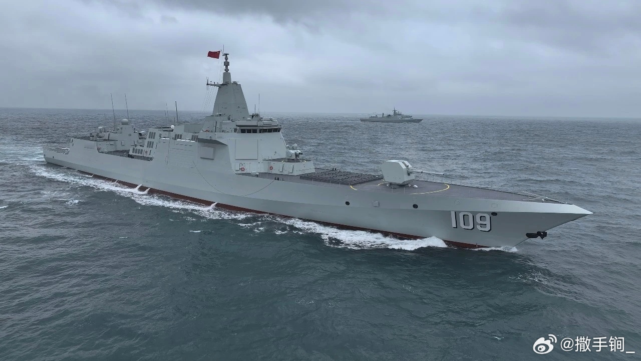 109东莞舰和110安庆舰