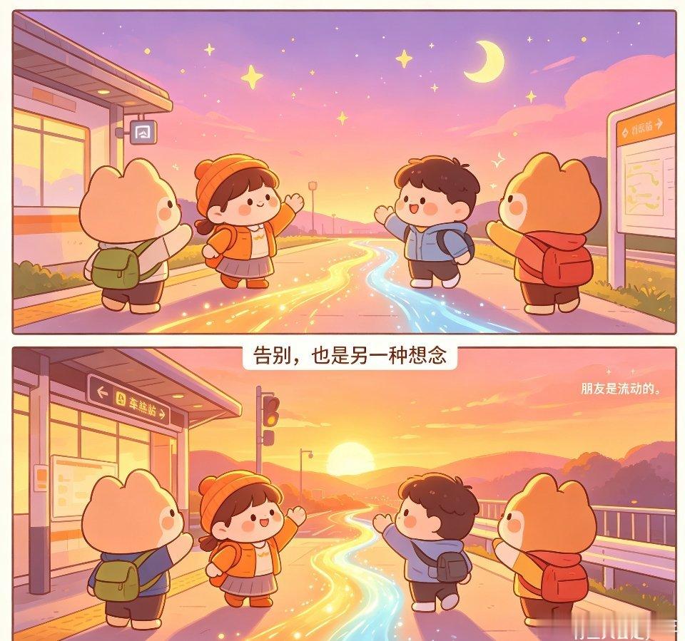 长大后才发现朋友是流动的[比心心]相遇：朋友像河流一样开始交汇​[吃瓜瓜]同行：