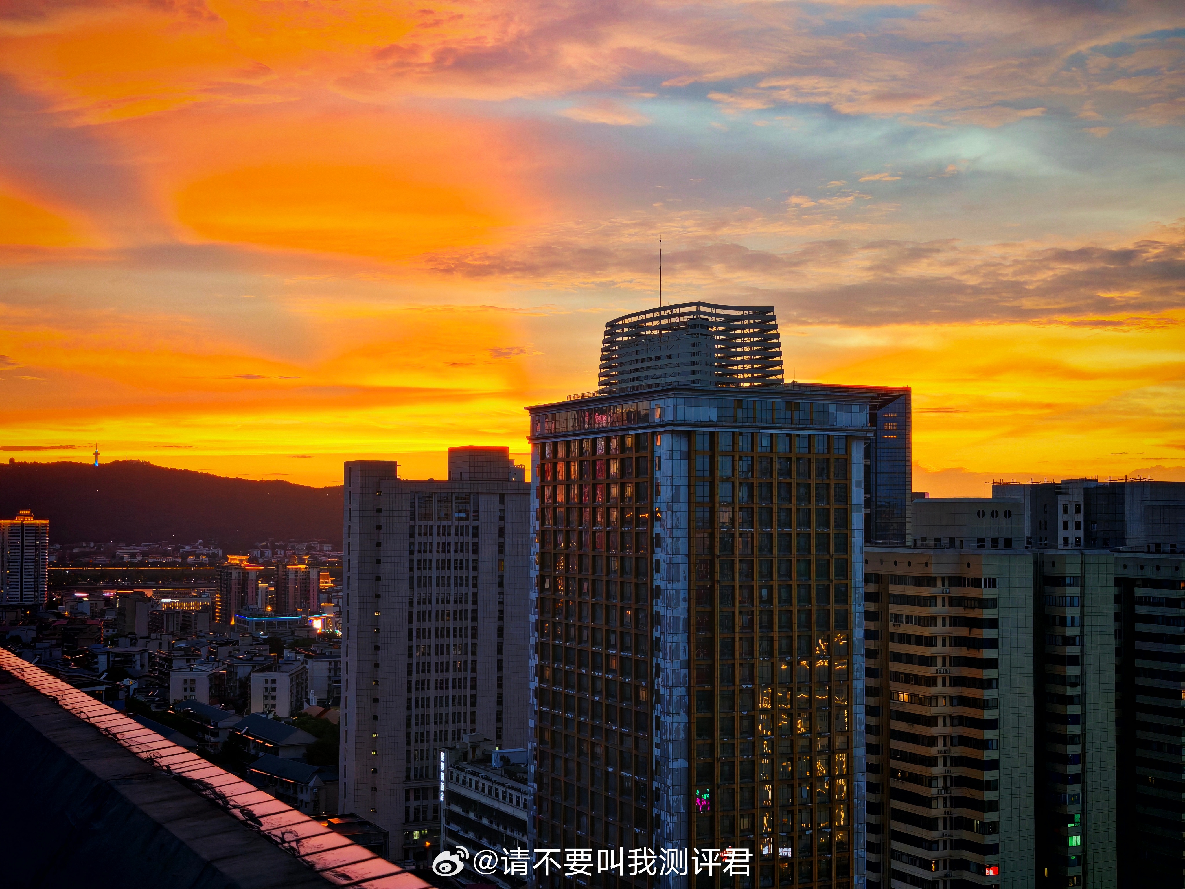 今天傍晚长沙的天空很漂亮
