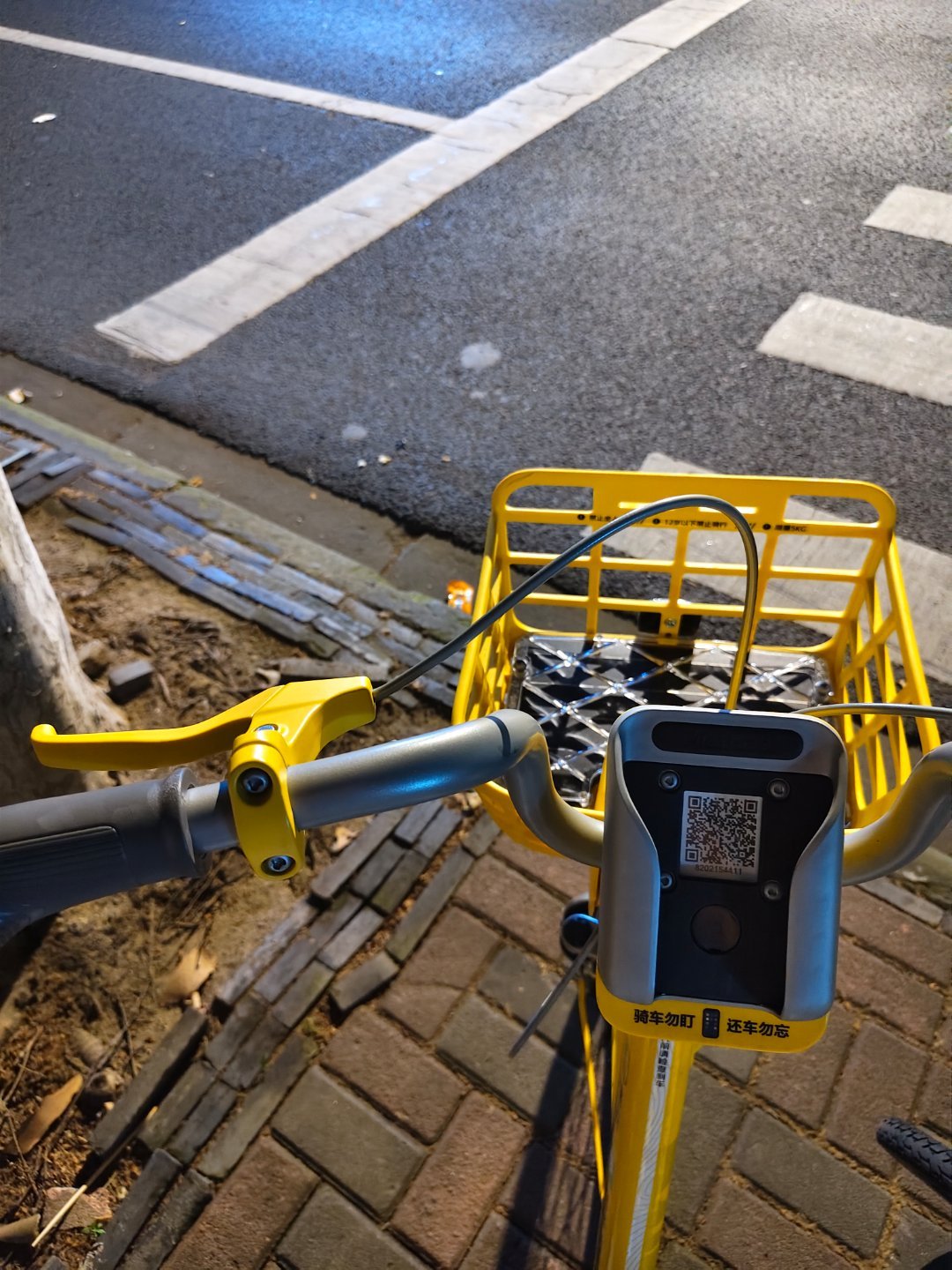 凌晨两点我居然还在陌生的城市陌生的街头蹬车