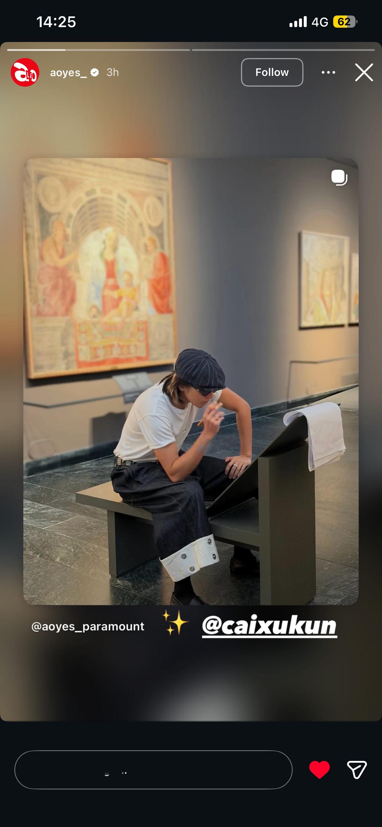 蔡徐坤米兰时装周 cxk 蔡徐坤 thombrowne AOYES 品牌认领 ✅
