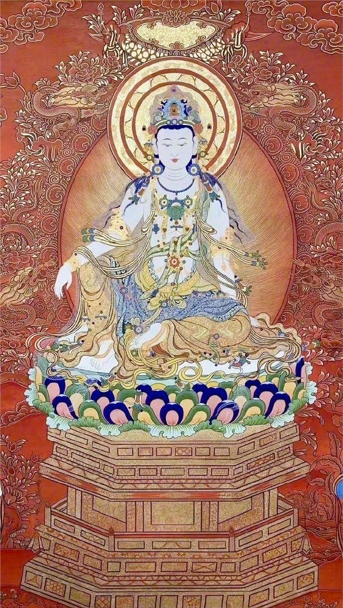 菩萨庇佑，迎接你的福气，鸿福相依，好运连绵不断。