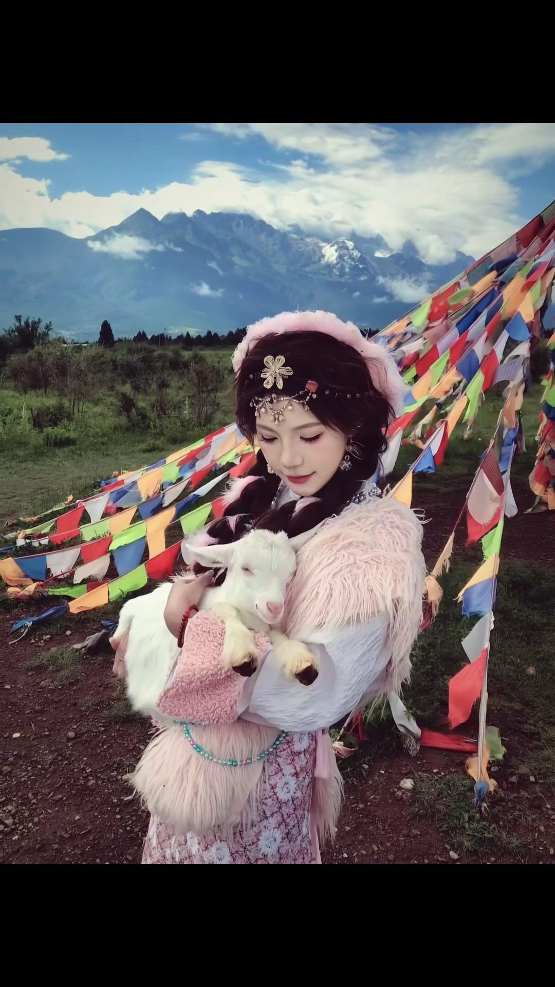 你笑面如花 真想与你情定香格里拉