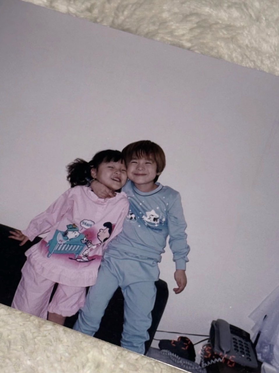 文秀雅文彬童年合照文秀雅给文彬庆生 文彬生日快乐呀 