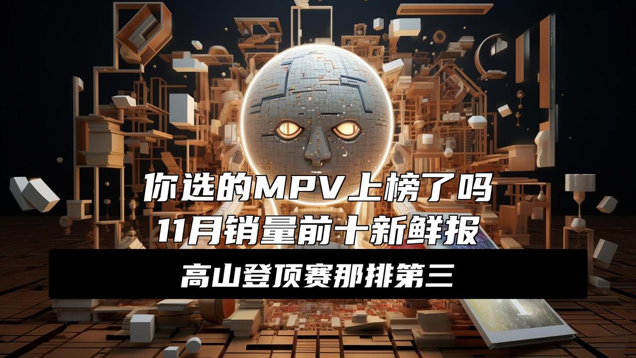 MPV别乱买！11月最新销量排名：赛那丢冠，星光730第5，威霆第25
大消息！