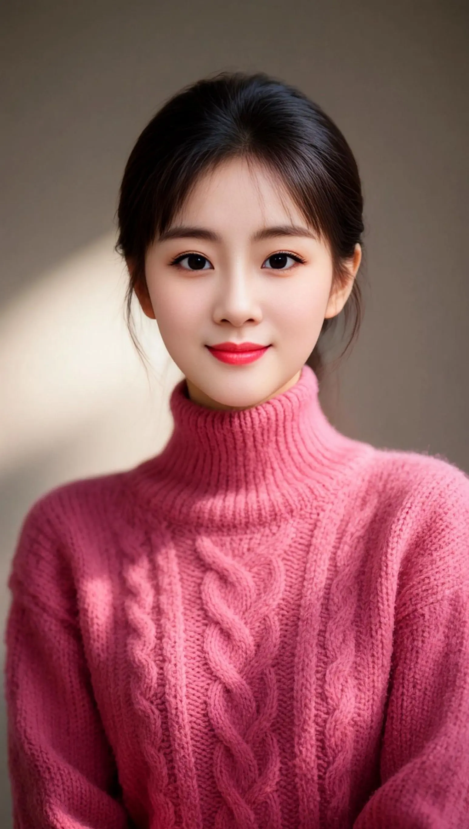 AI暖光针织照 ai创作