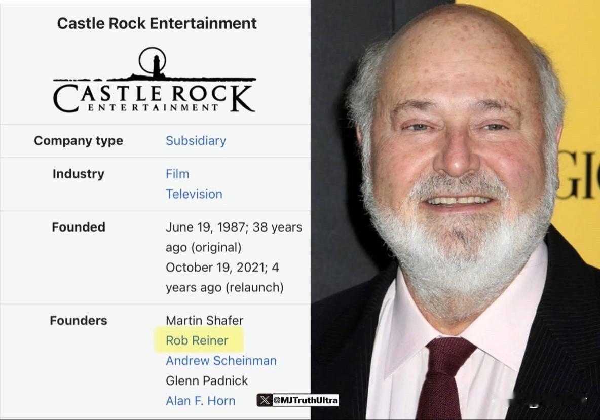 好莱坞著名反川普黑川普电影导演，喜剧明星罗伯·莱纳（Rob Reiner）夫妇，