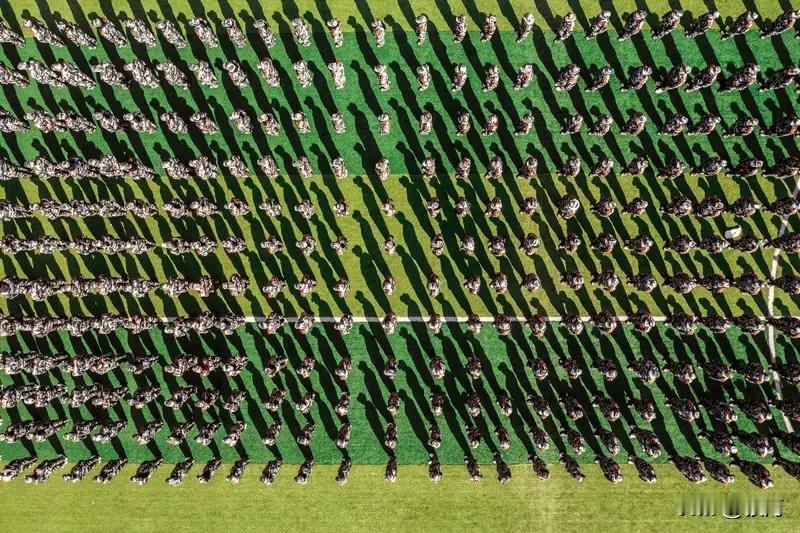 广西的军训真的太威武霸气了！就拿广西物资学校来说，9月1日至7日，2000余名新