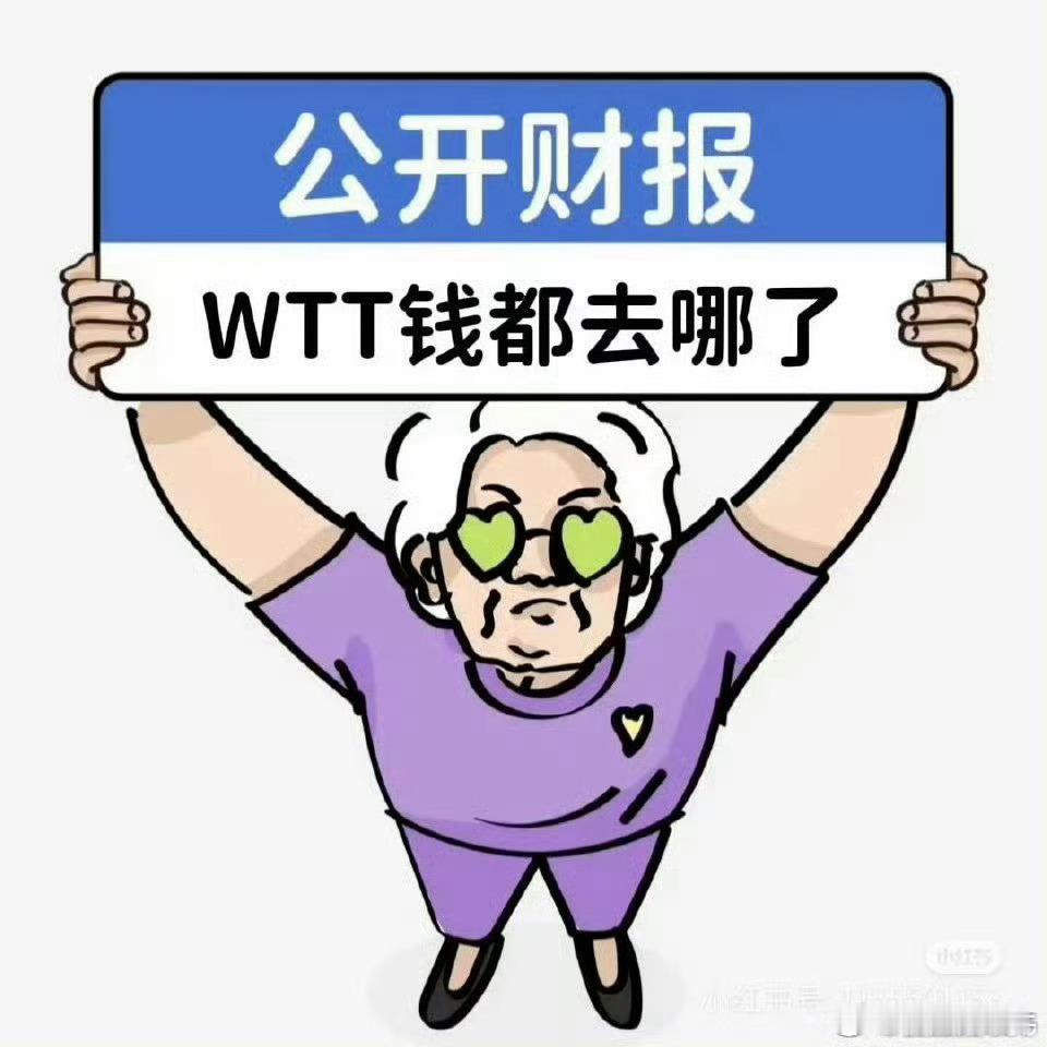 尹肖发声 有热搜，随便催一催wtt2023年的财务报告什么时候能公布啊？？？这都