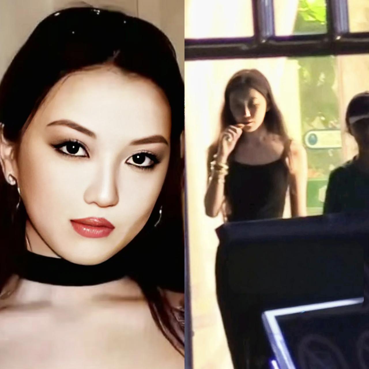 李嫣自己都没想到
一个朋友聚会
竟然让自己上了热搜
李亚鹏带女儿李嫣参加聚会，李