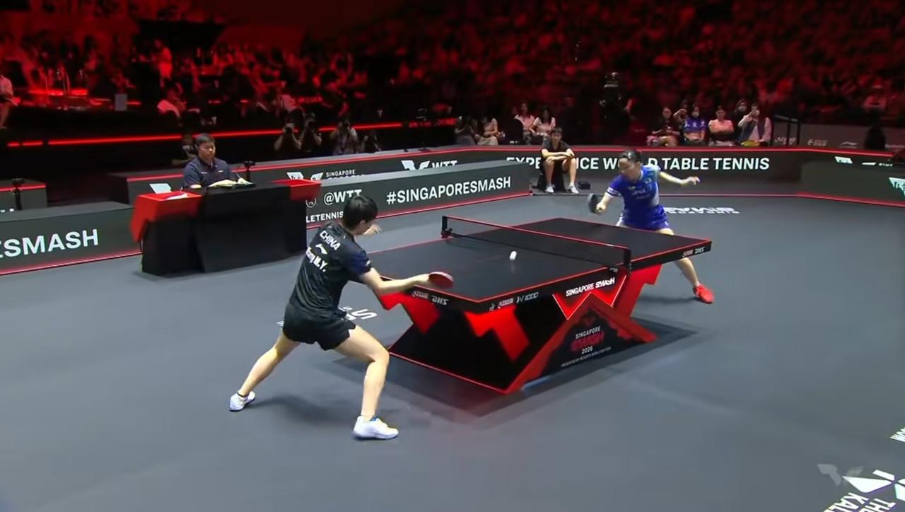 王曼昱第11次击败张本美和，率先闯入2026年WTT世乒联冠军赛新加坡站女单四强