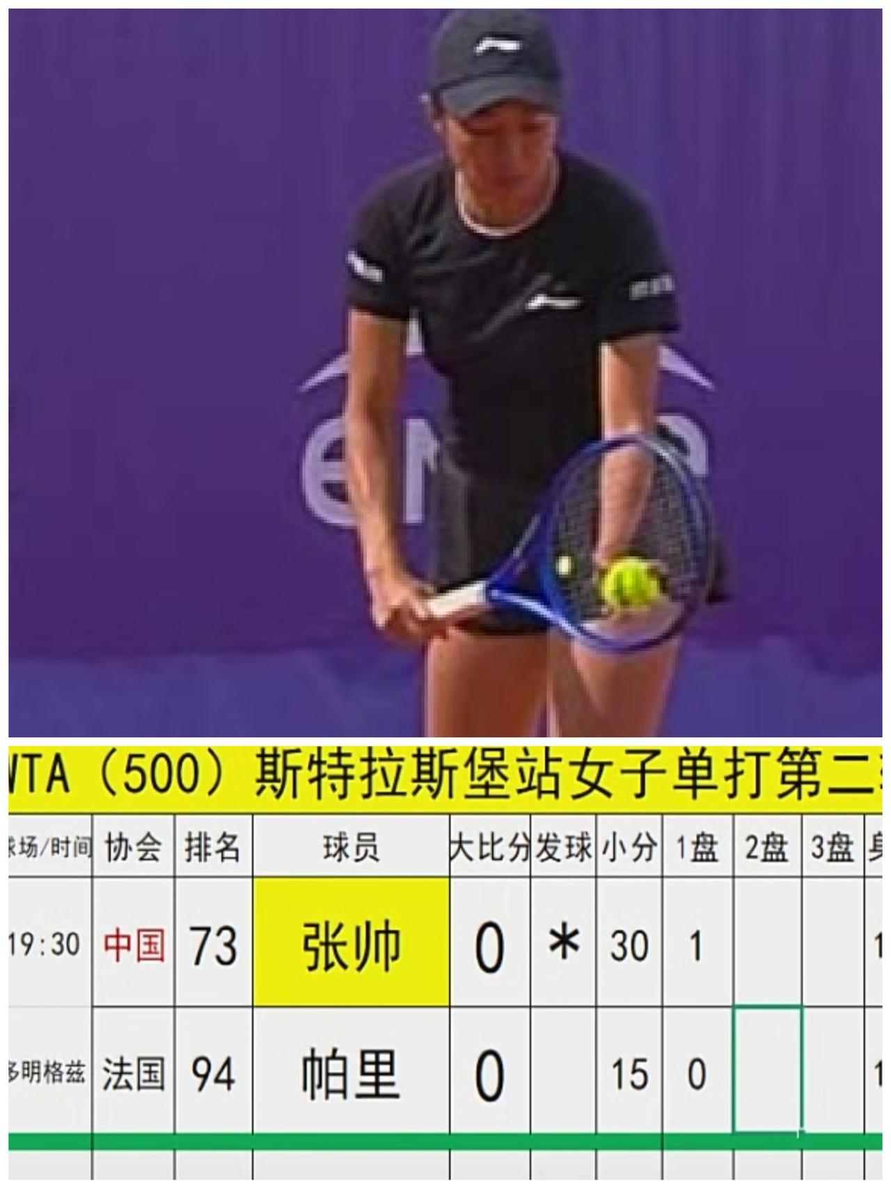 2026跟着网球🎾环游世界
     WTA500斯特拉斯堡公开赛第二轮，中国