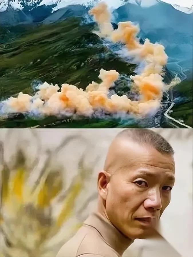 始祖鸟老板现在怕是连咖啡都喝不下——

当初拍着胸脯说“环保烟花”的蔡国强，居然