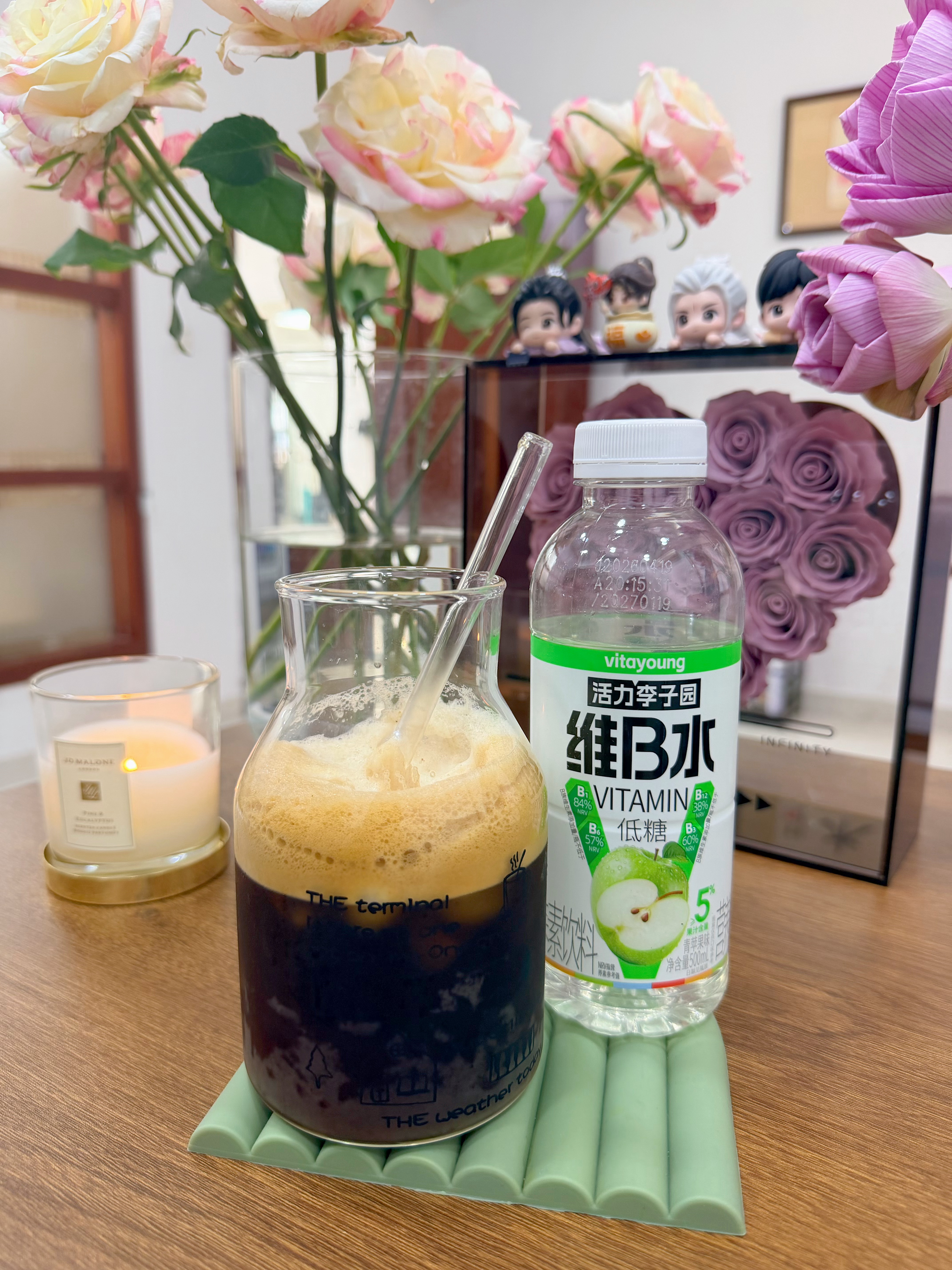 喝了杯🧊☕️，开始干活啦⭐️捡回星星已做，教程👉🏻网页链接⭐️天🐈集💳