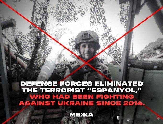 俄罗斯“西班牙人”旅“中校”安东.加夫林被“去军事化”。他自从2014年开始作为