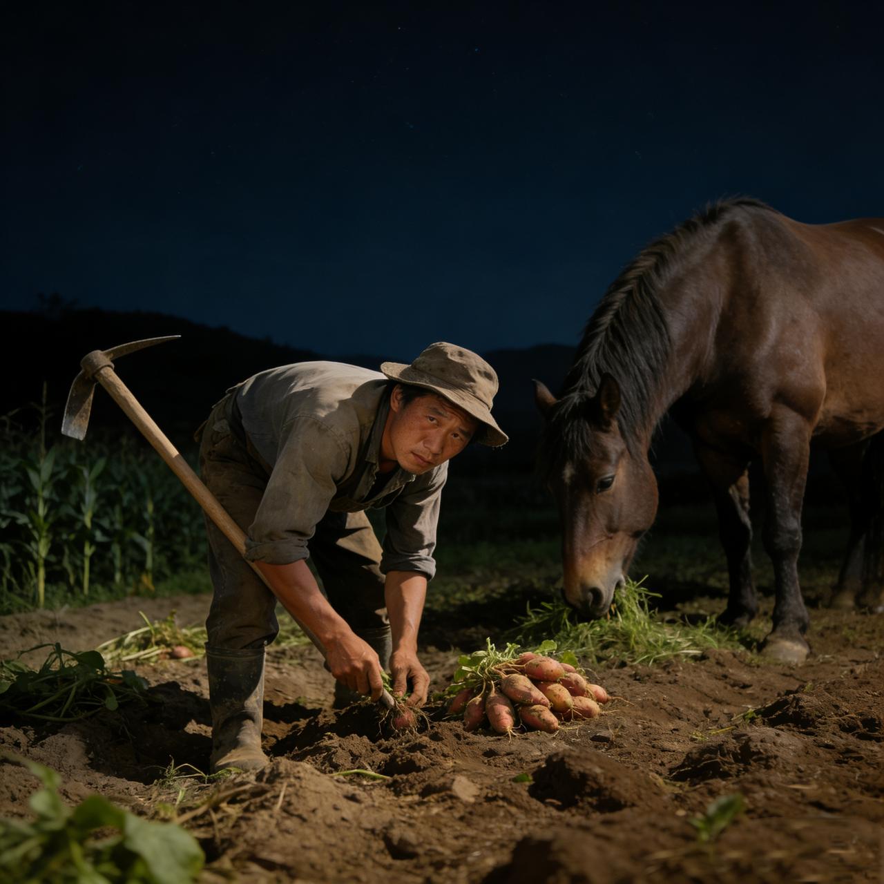下联:人无横财人不富。诚邀上联上联:马无夜草马不肥。“人无外财人不富，马无夜草马