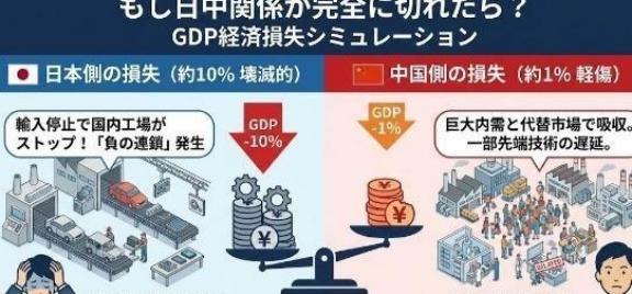 如果中日直接停止贸易，那么中日战争会爆发吗？说白了，如果中日贸易停止，日本大概率