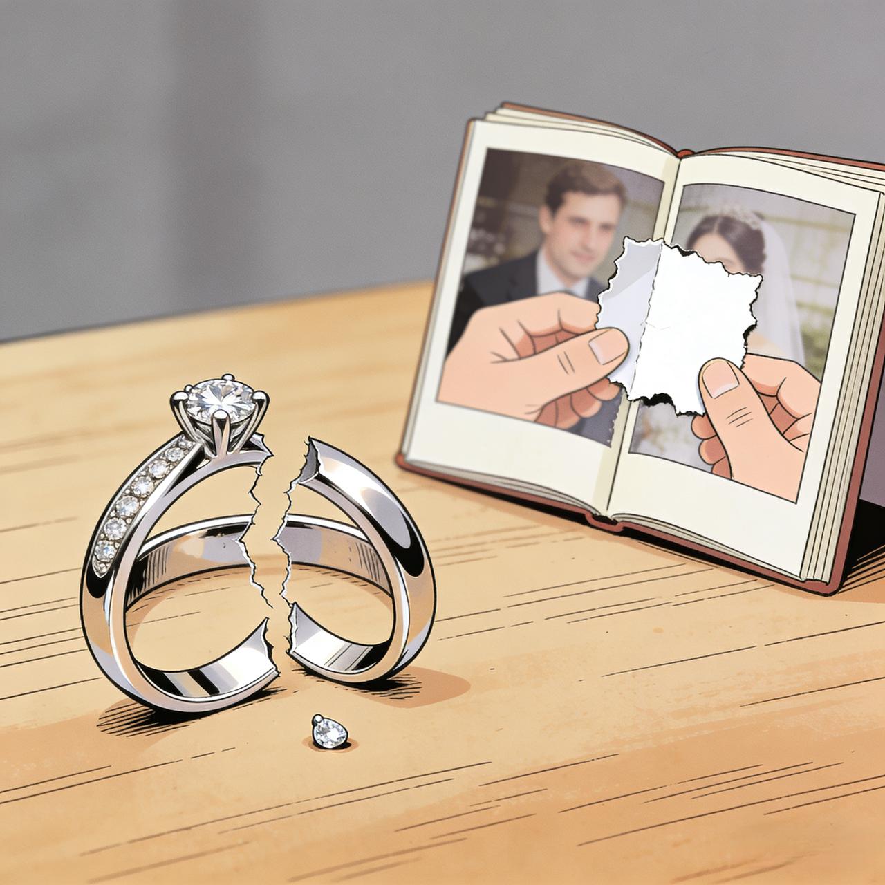 大家都只看到了龚琳娜开离婚party，送礼物。但离婚真的那么简单吗？

离婚，大