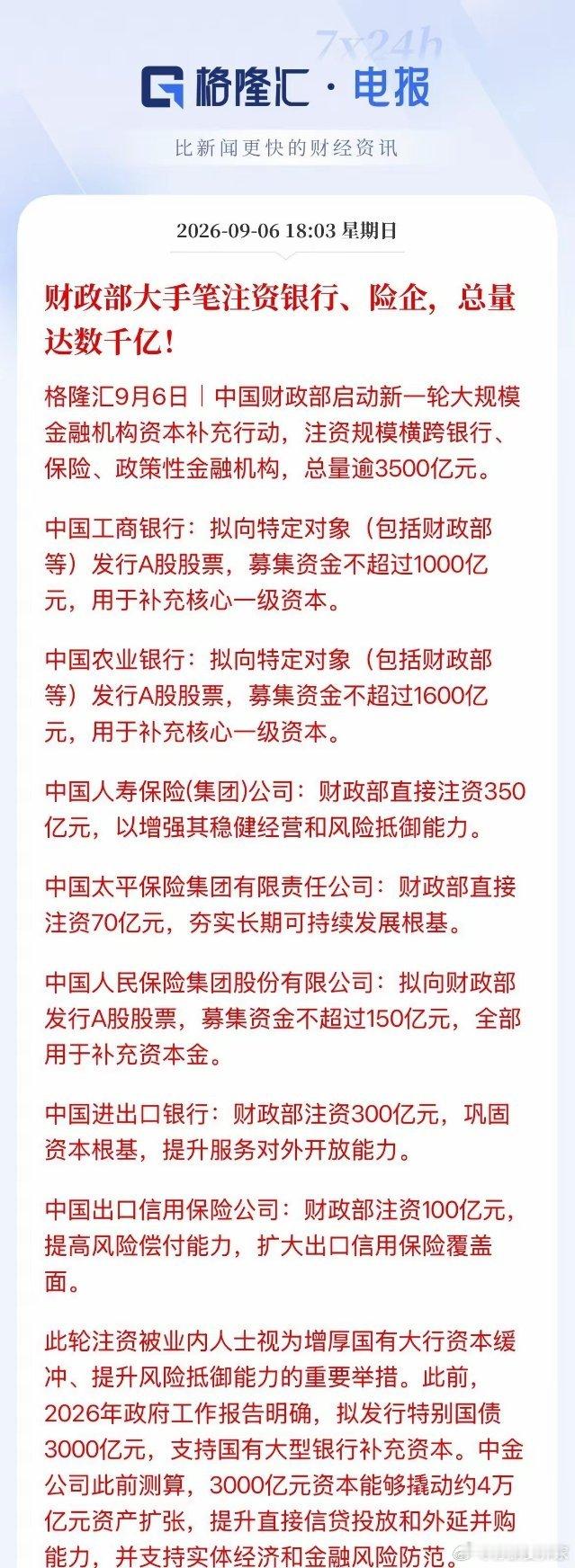 重磅消息财政部入场！周末这波金融圈的大利好，很多人第一反应是“又要放水撒钱”“银