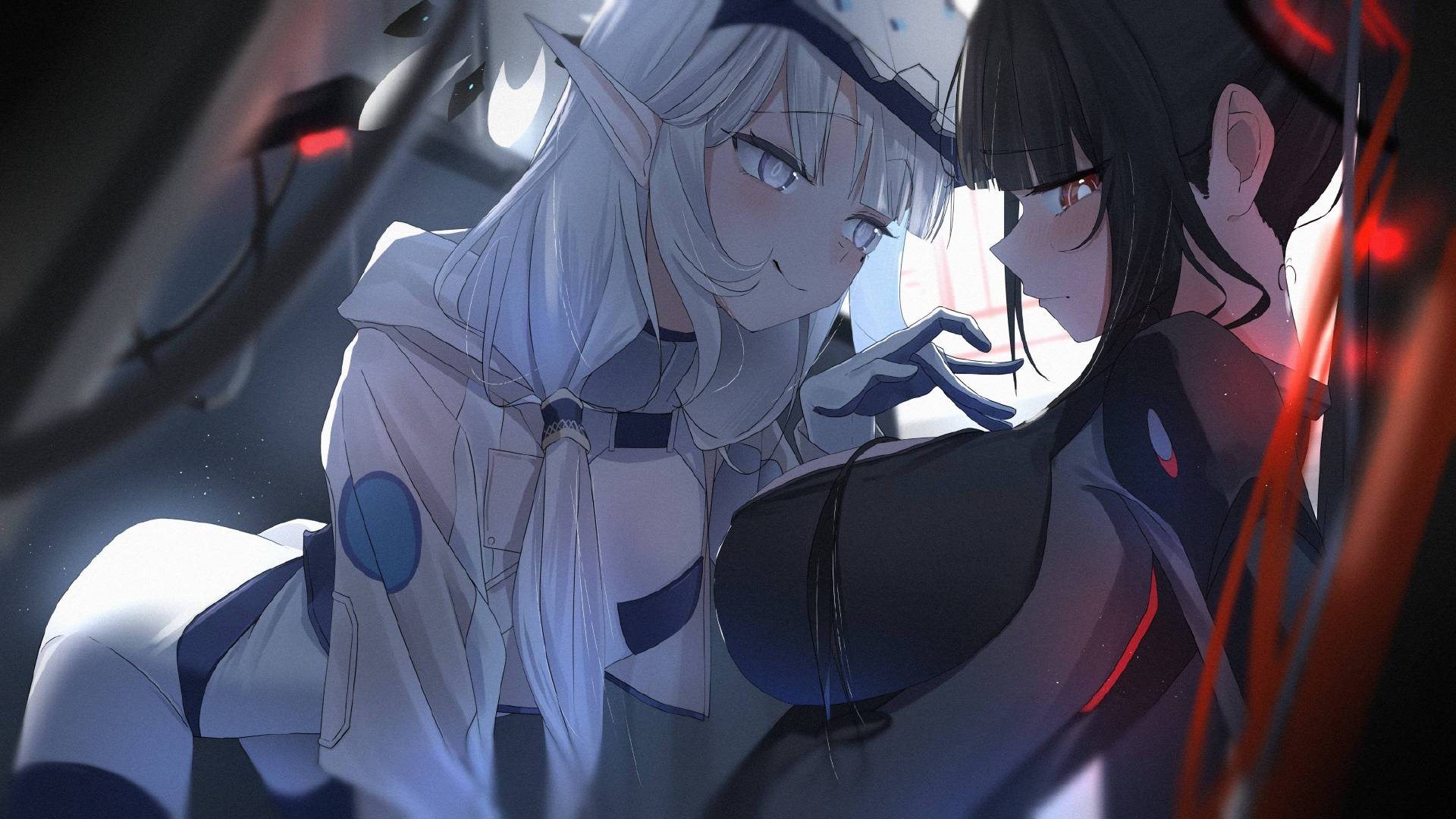 明星日鞠、调月莉音——碧蓝档案——画师: かず，网页链接