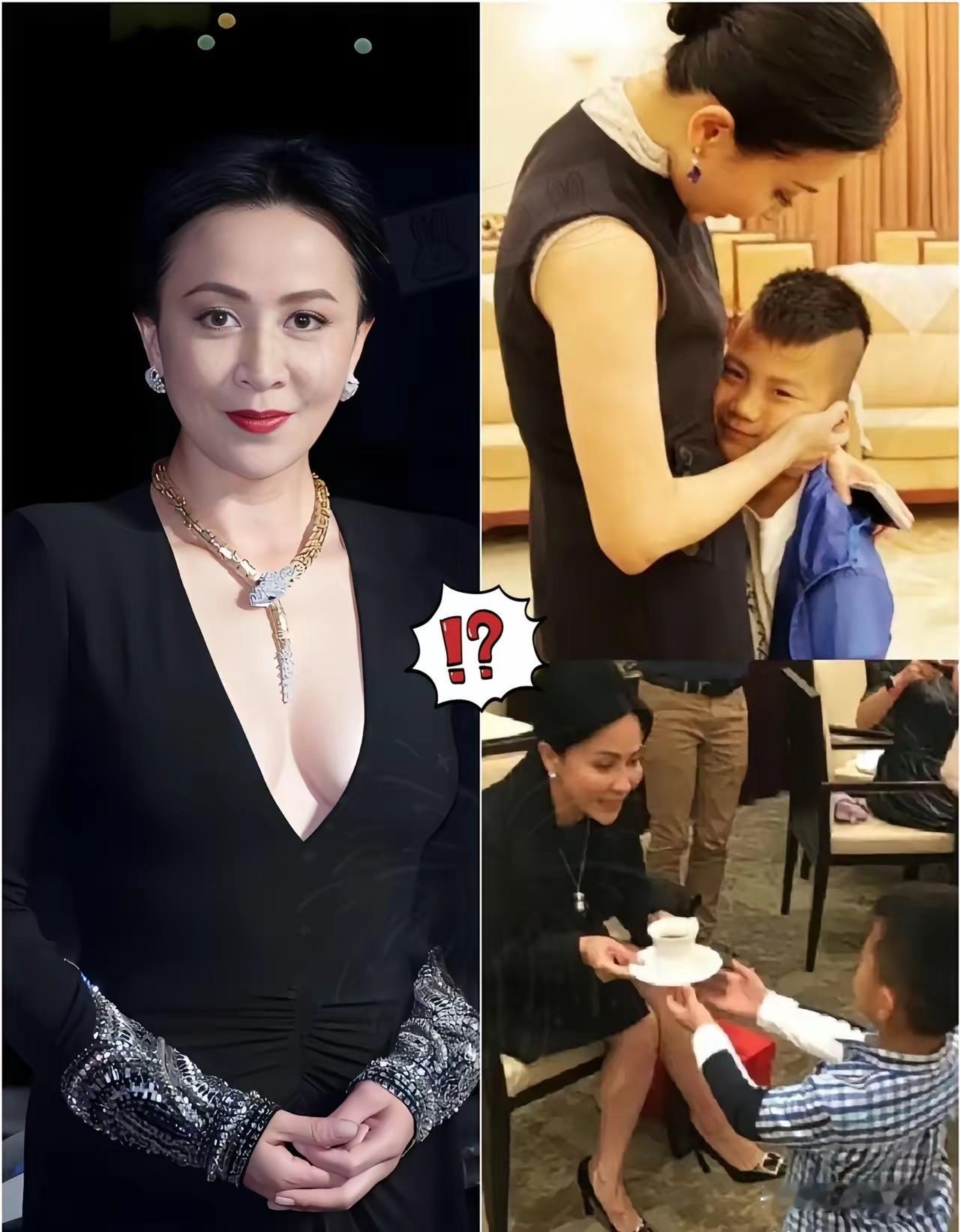 一次，胡军对膝下无子的刘嘉玲说：“姐，想要儿子么？”刘嘉玲一口干完白酒：“别开玩