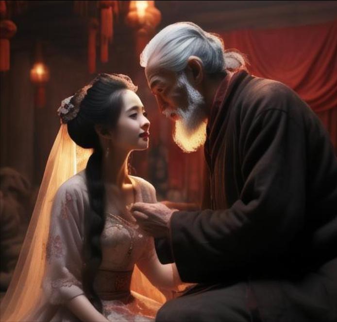 1070年，年过80岁的词人张先迎娶18岁少女为小妾，入洞房时，身穿大红袍的张先
