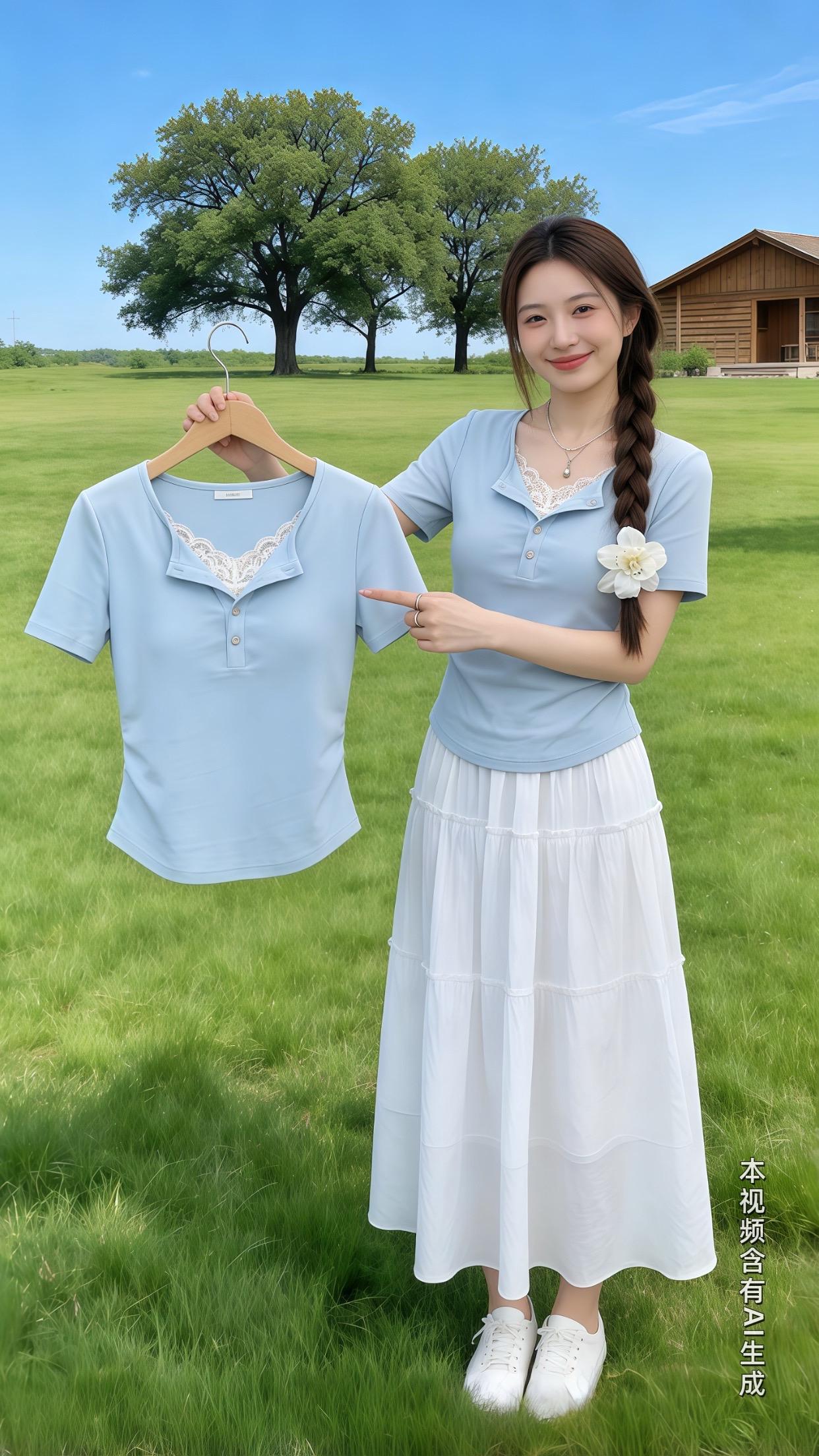 夏天就爱干净清爽的浅色系 五一出游穿搭 我就这样美美走进春夏 一键ge...