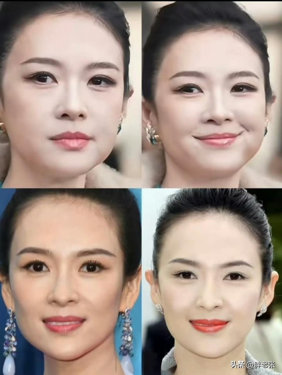 曾经最喜欢的谋女郎这是怎么了？变化的让人有点迷惑！

近期章子怡在公开活动中面部