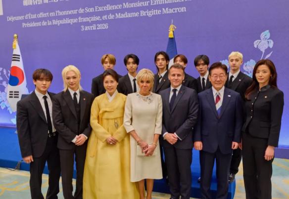 据彭博社报道，法国总统马克龙在韩国首都首尔与韩国学生会面时说：“我们的目标不是成