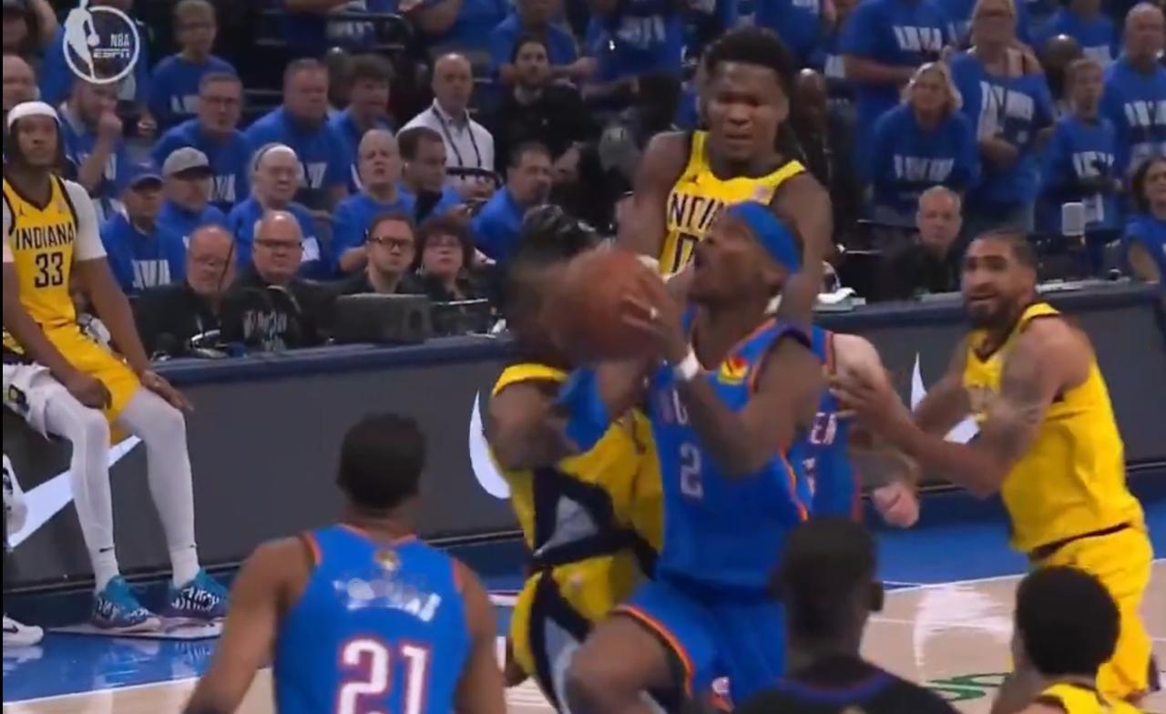 NBA总决赛第二场，雷霆队上半场领先18分！比赛还有悬念吗[呲牙][呲牙][呲牙