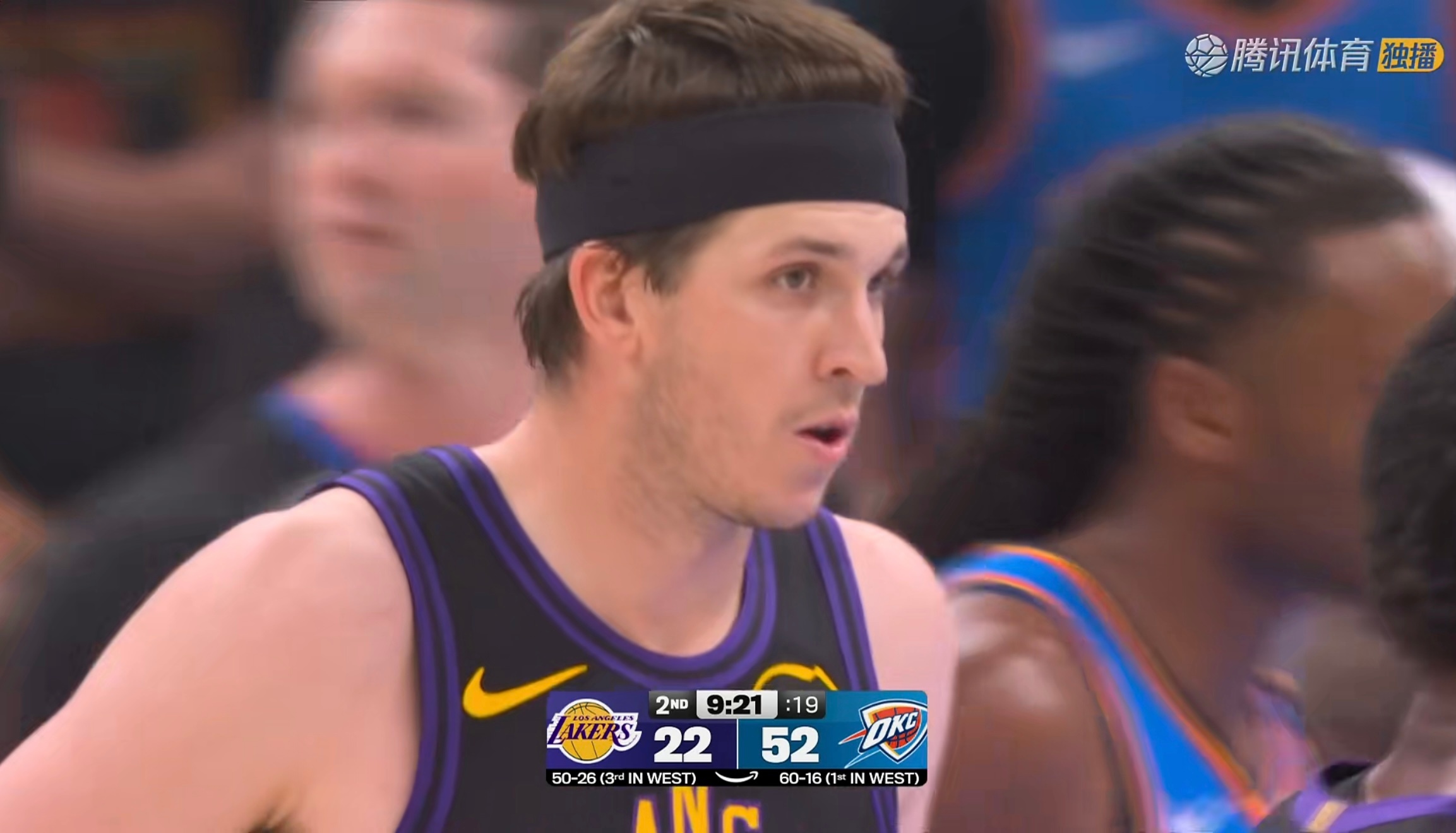 兄弟们还有希望吗….湖人vs雷霆