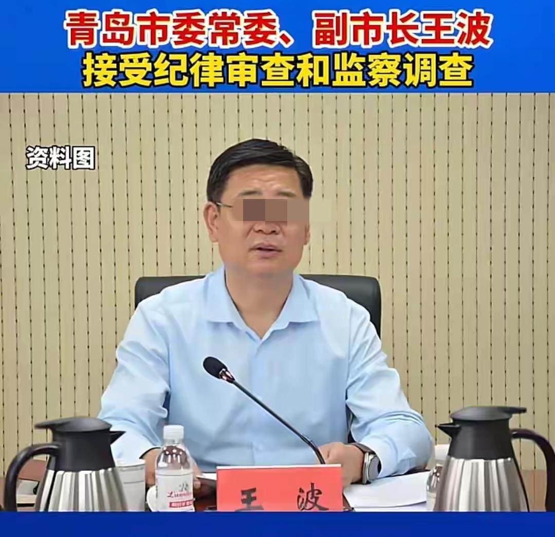 根据山东纪委监委消息，青岛市委常委、副市长王波涉嫌严重违纪违法，目前正接受山东省