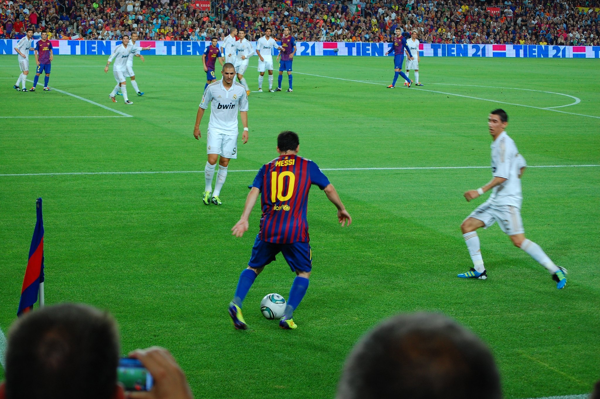 梅西vs迪马利亚&本泽马 ​​​