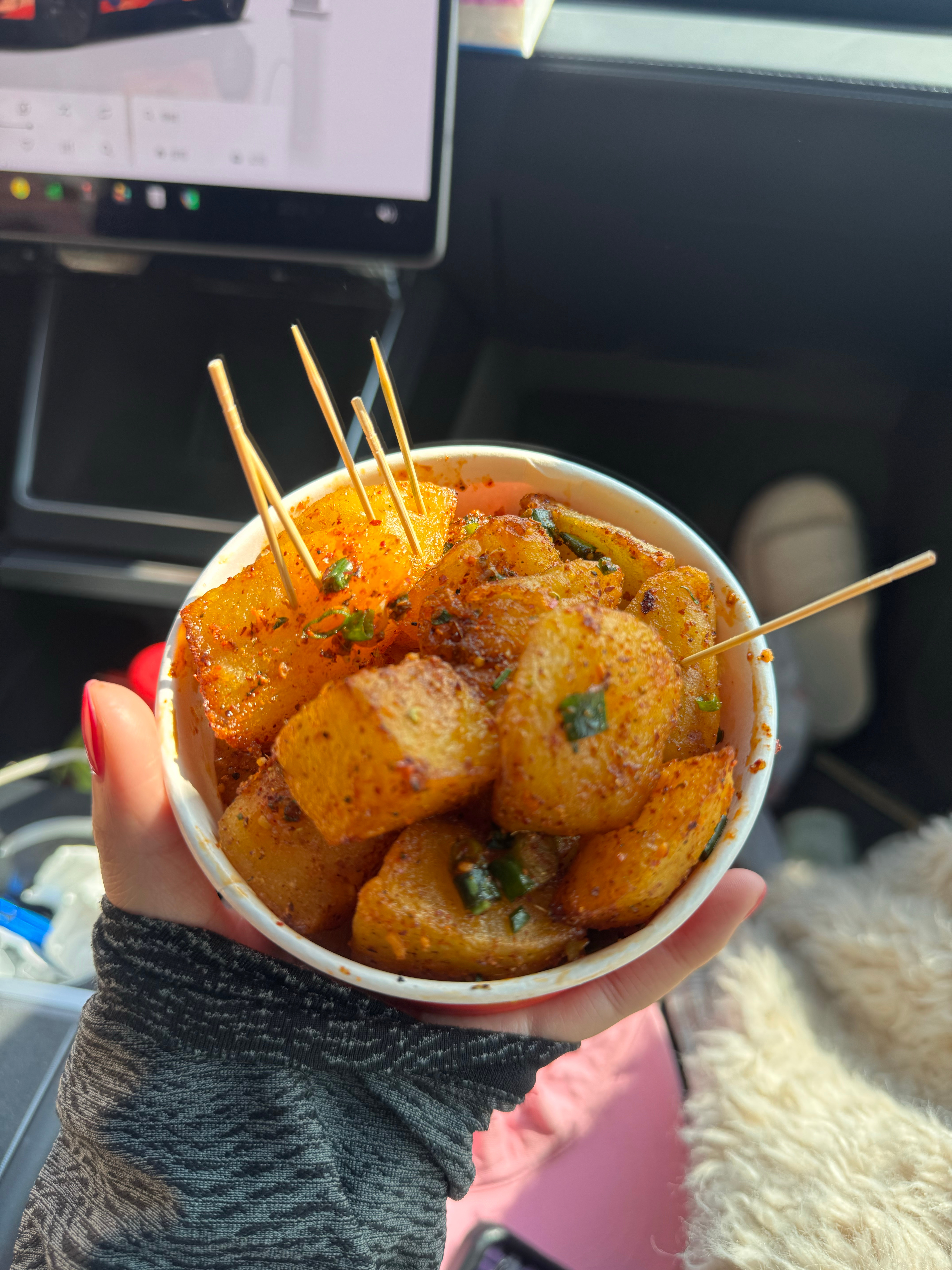 又烫外壳又脆的土豆！好好吃🤤 