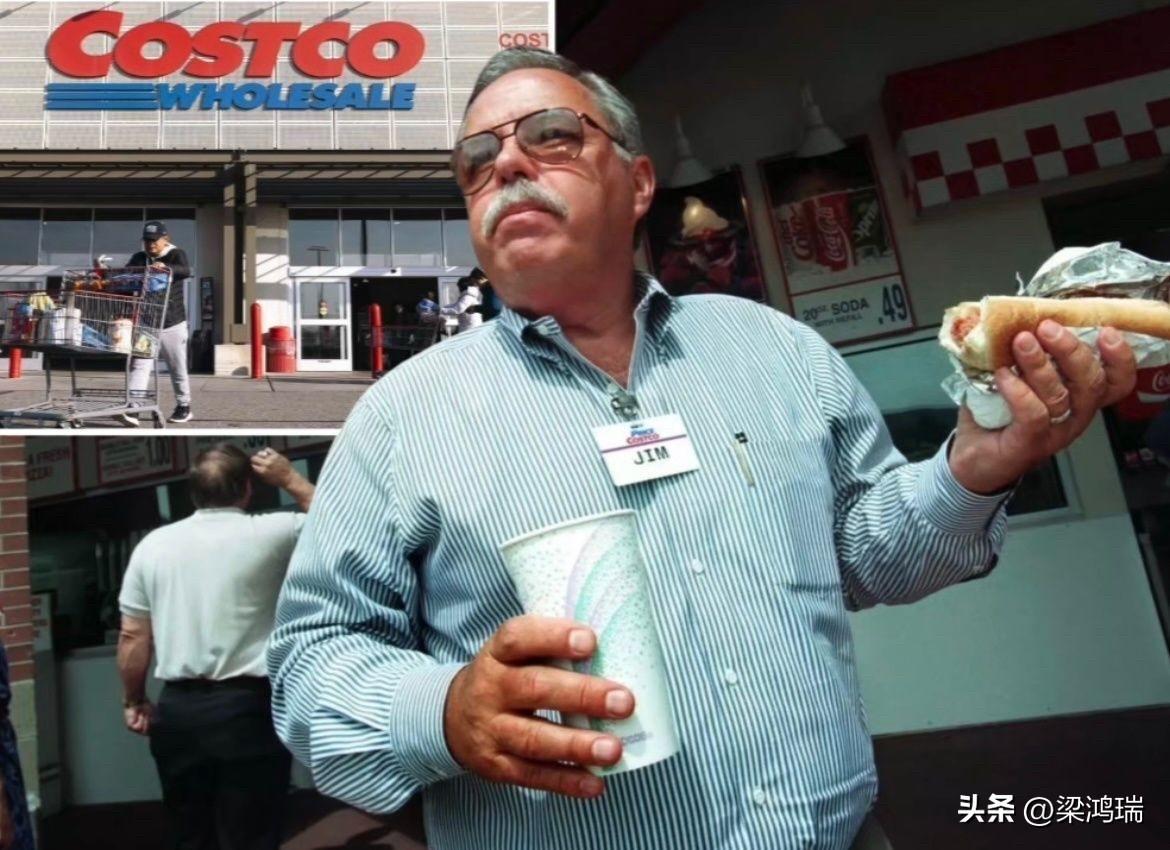 Costco 共同创始人兼前任首席执行官 Jim Sinegal手里拿着的是 C