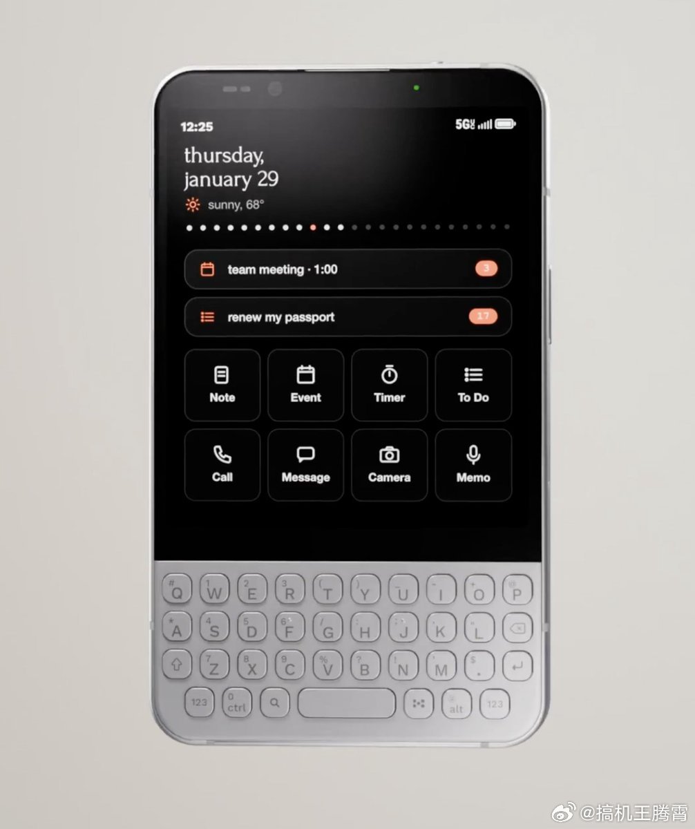 有点意思，国外有厂商这年头竟然推出了台全键盘手机「Minimal Phone 2