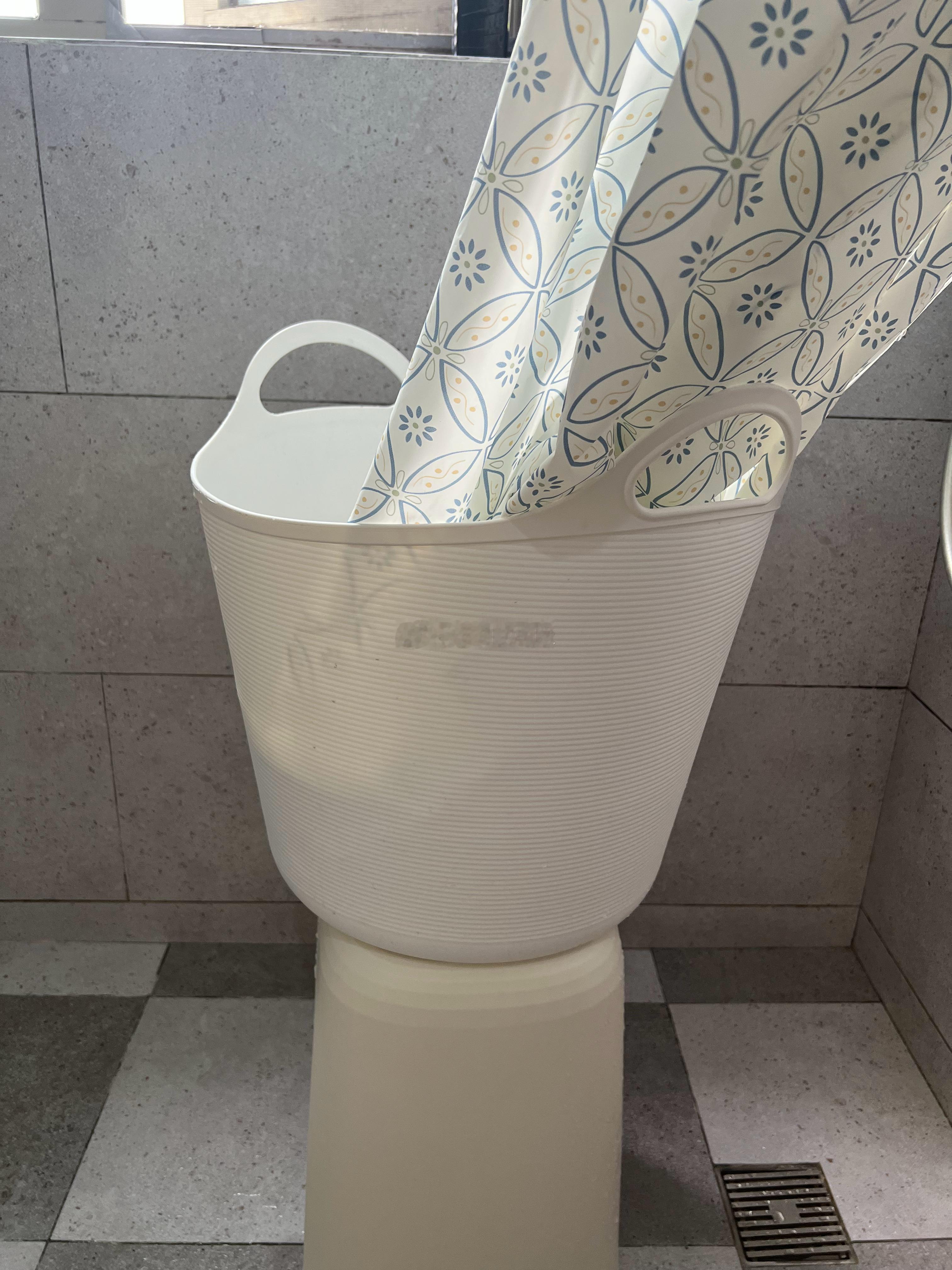 家居收纳[超话]组合下我懒得把帘子拆下来拖地的有点发黄氧净泡下清洁 ​​​
