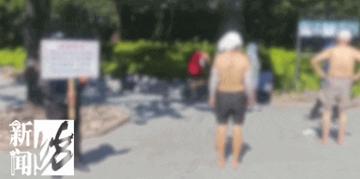 盛夏伏天阳光充沛，上海各大公共公园迎来了一波特殊的养生热潮，不少市民扎堆在草坪、